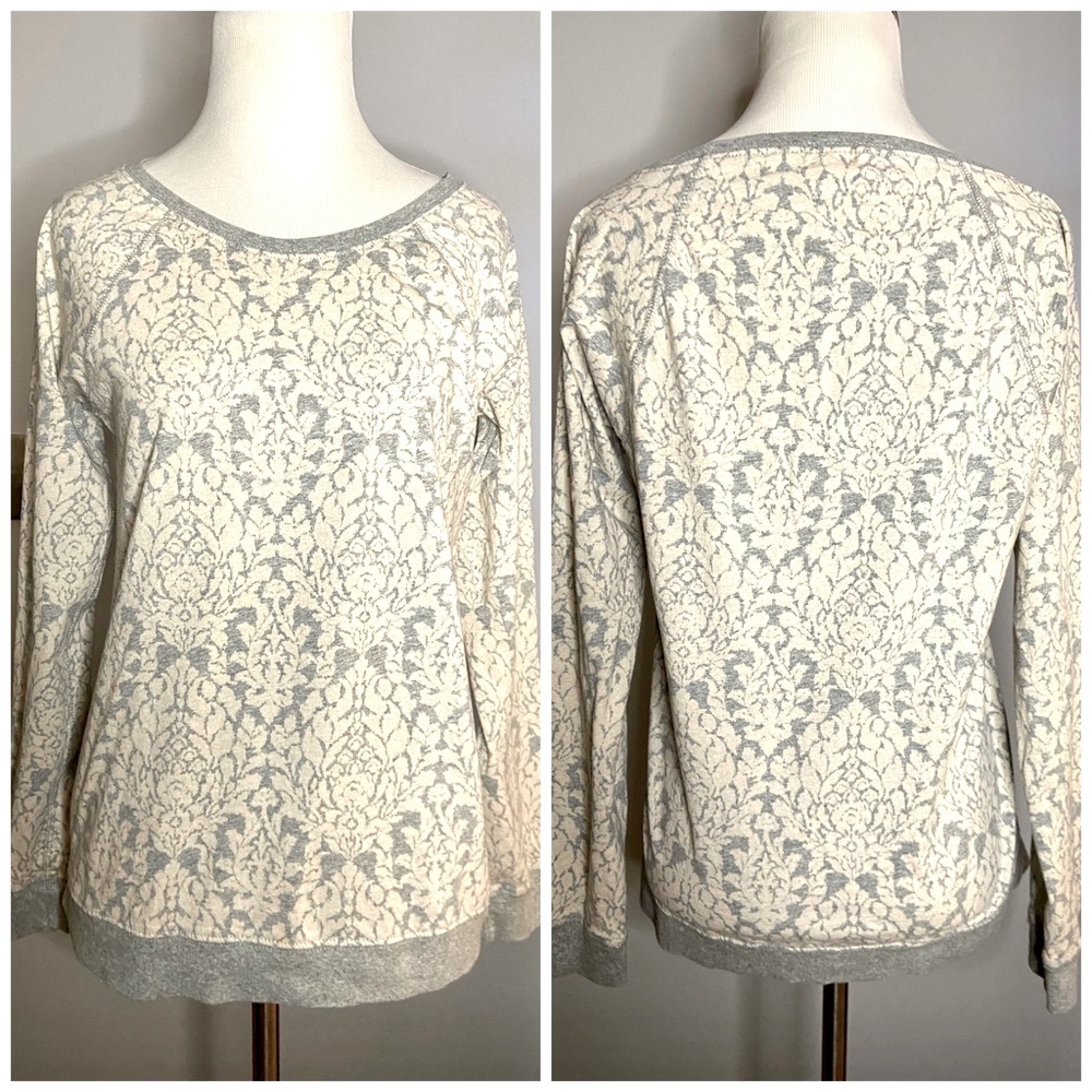 LIKE NEW J.Crew Baroque Printed Pullover, Small
